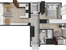 Prodej bytu 3+kk, Praha - Smíchov, Nádražní, 64 m2