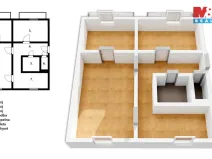 Prodej bytu 3+1, Havířov - Podlesí, Kosmonautů, 78 m2