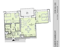 Prodej bytu 3+kk, Brno, Chvalovka, 65 m2