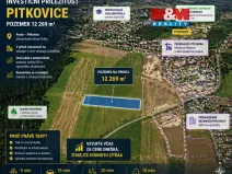 Prodej pole, Praha - Pitkovice, 12269 m2