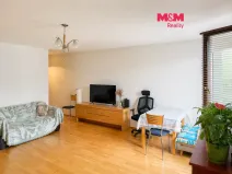 Pronájem bytu 1+kk, Praha - Podolí, Dvorecká, 50 m2