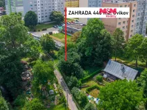 Prodej zahrady, Cvikov - Cvikov II, 440 m2