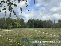 Prodej pozemku pro bydlení, Nová Pec, 834 m2