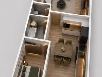 Pronájem bytu 3+kk, Háj ve Slezsku, Na Hájku, 42 m2