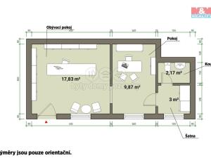 Pronájem kanceláře, Mariánské Lázně, Hlavní třída, 38 m2