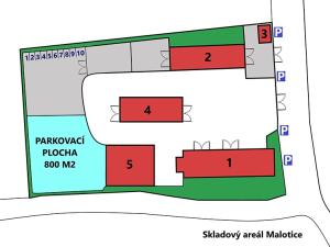 Pronájem pozemku pro komerční výstavbu, Malotice, 800 m2