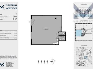 Prodej obchodního prostoru, Hostivice, Čsl. armády, 89 m2