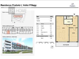 Prodej bytu 2+kk, Velké Přílepy, 66 m2