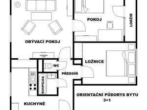 Prodej bytu 3+1, Jindřichov, 68 m2