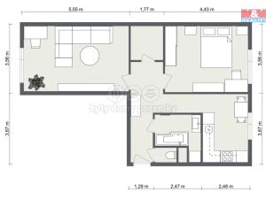 Prodej bytu 2+1, Frýdek-Místek - Místek, Fibichova, 63 m2