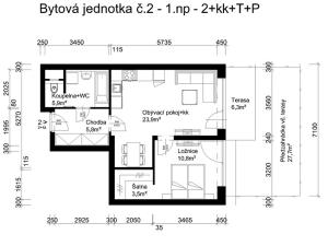 Prodej bytu 2+kk, Lanškroun, 49 m2