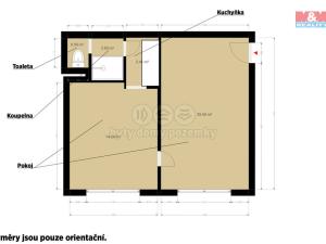 Pronájem bytu 1+1, Plzeň - Skvrňany, Domažlická, 41 m2