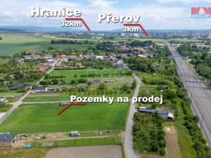 Prodej pozemku pro bydlení, Přerov - Přerov V-Dluhonice, 1105 m2