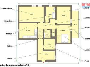 Prodej bytu 3+1, Mariánské Lázně - Hamrníky, třída Vítězství, 105 m2