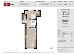 Prodej bytu 2+kk, Písek, Pražská, 71 m2