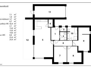 Prodej rodinného domu, Pardubice, 120 m2