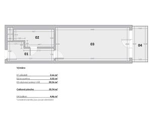 Prodej bytu 1+kk, Praha - Vysočany, Kolbenova, 33 m2