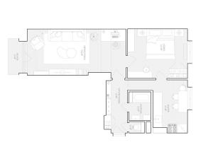 Prodej bytu 2+1, Úpice, Sládkova, 52 m2