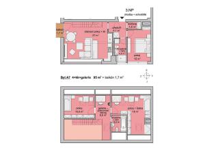 Prodej bytu 4+kk, Praha - Hloubětín, Třešňová, 95 m2