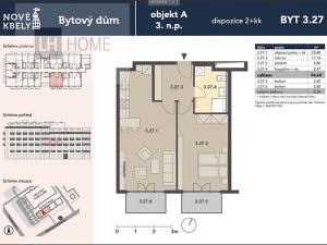 Prodej bytu 2+kk, Praha - Kbely, Mladoboleslavská, 55 m2