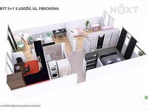 Prodej bytu 3+1, Šumperk, Fibichova, 74 m2