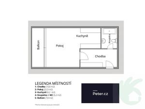 Prodej bytu 1+kk, Praha - Vysočany, Paříkova, 44 m2