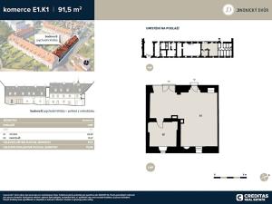 Prodej obchodního prostoru, Praha - Jinonice, Řeporyjská, 92 m2