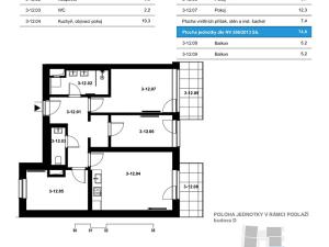 Prodej bytu 4+kk, Brno, Nové sady, 75 m2