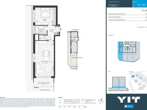 Prodej bytu 2+kk, Praha - Chodov, Komárkova, 56 m2