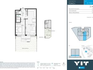 Prodej bytu 2+kk, Praha - Chodov, Komárkova, 52 m2