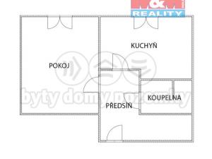 Pronájem bytu 1+1, Semily - Podmoklice, Bavlnářská, 35 m2