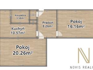 Prodej bytu 2+1, Plzeň, Tichá, 60 m2