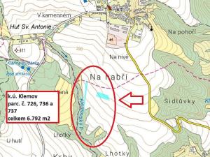 Prodej zemědělské půdy, Doubravice nad Svitavou, Klemov, 6792 m2