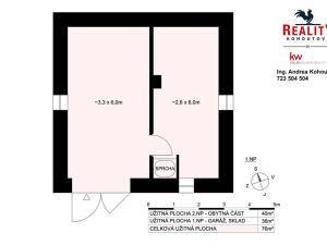 Prodej chaty, Podolí I, 76 m2