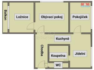 Prodej bytu 3+1, České Budějovice - České Budějovice 5, Hlinecká, 68 m2