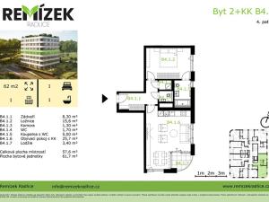 Prodej bytu 2+kk, Praha - Radlice, U Komína, 62 m2