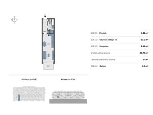 Prodej bytu 1+kk, Praha - Hostavice, Pasecká, 31 m2