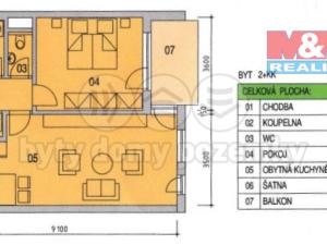 Prodej bytu 2+kk, Praha - Hloubětín, Nehvizdská, 57 m2