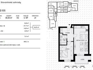 Prodej bytu 2+kk, Olomouc, Loudova, 57 m2