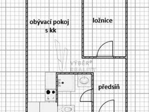 Prodej bytu 2+kk, Praha - Horní Měcholupy, Nad přehradou, 44 m2