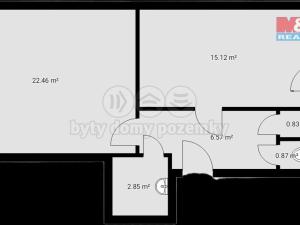 Pronájem kanceláře, Praha - Kobylisy, Uzavřená, 48 m2