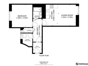 Pronájem bytu 2+kk, Praha - Holešovice, Komunardů, 50 m2