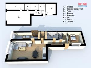 Prodej bytu 3+kk, Holešov - Všetuly, 6. května, 101 m2