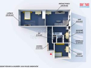 Prodej bytu 3+1, Rokycany, Josefa Knihy, 75 m2