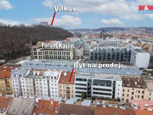 Prodej bytu 2+kk, Praha - Karlín, Šaldova, 42 m2