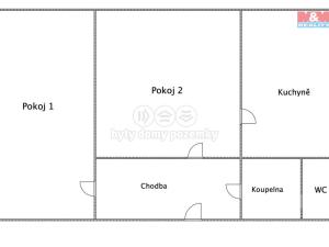 Prodej bytu 2+1, Břeclav - Charvátská Nová Ves, Na Valtické, 43 m2