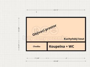 Pronájem bytu 1+1, Velké Meziříčí, Školní, 28 m2