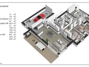 Prodej domu na klíč, Pardubice, 120 m2