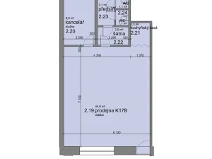 Pronájem obchodního prostoru, Praha - Nusle, Křesomyslova, 64 m2