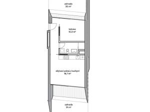 Prodej bytu 2+kk, Podstrana, Chorvatsko, 44 m2